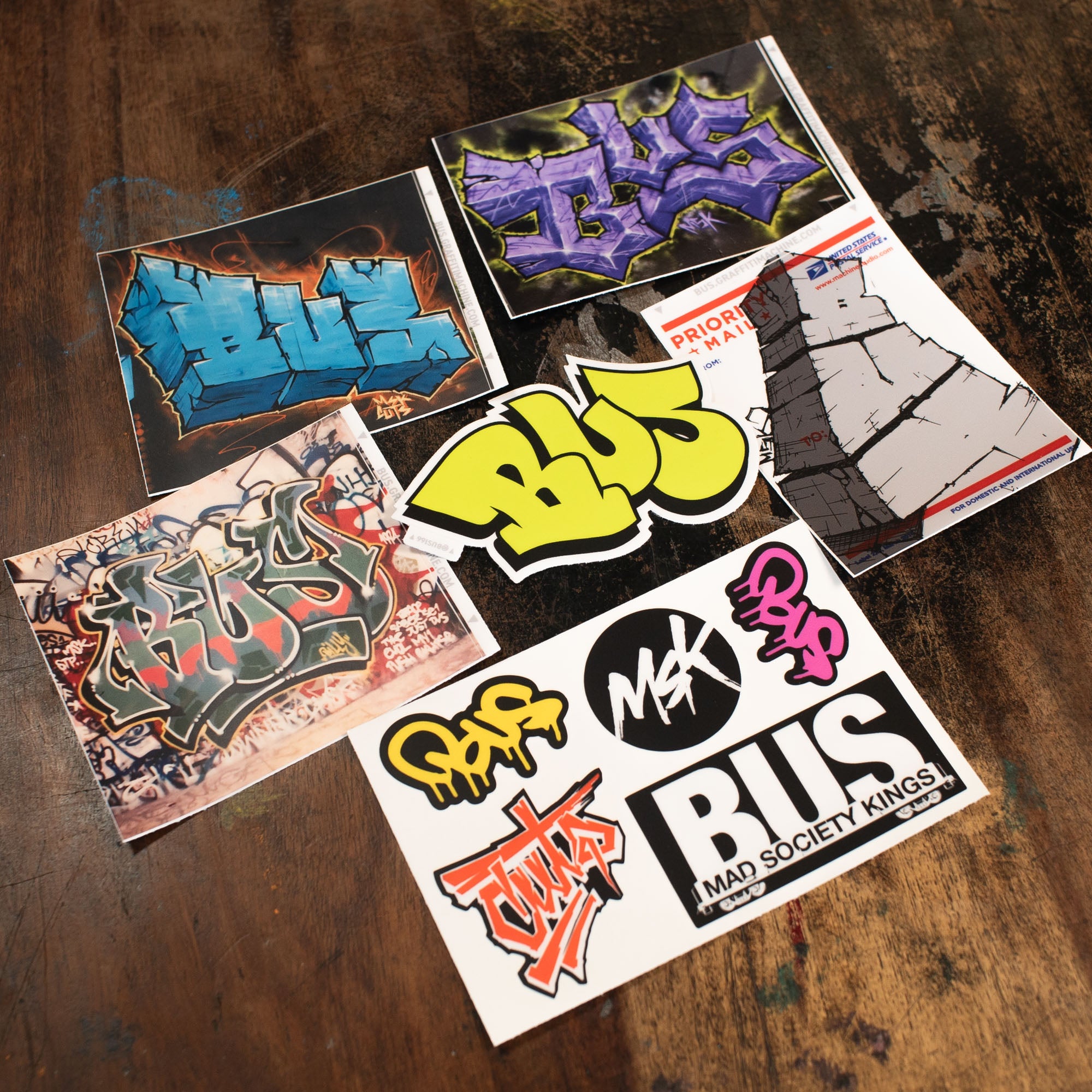 Bus MSK Sticker Pack