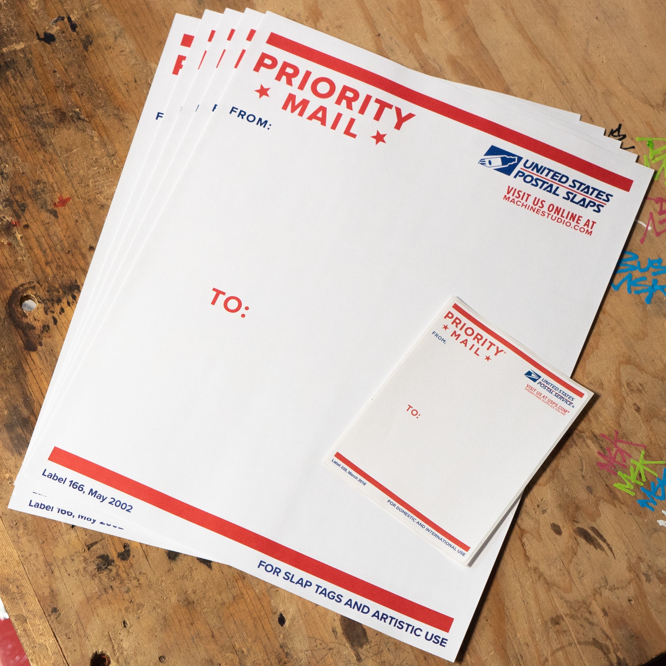 11x14 Big Postal Slaps - Priority Mail