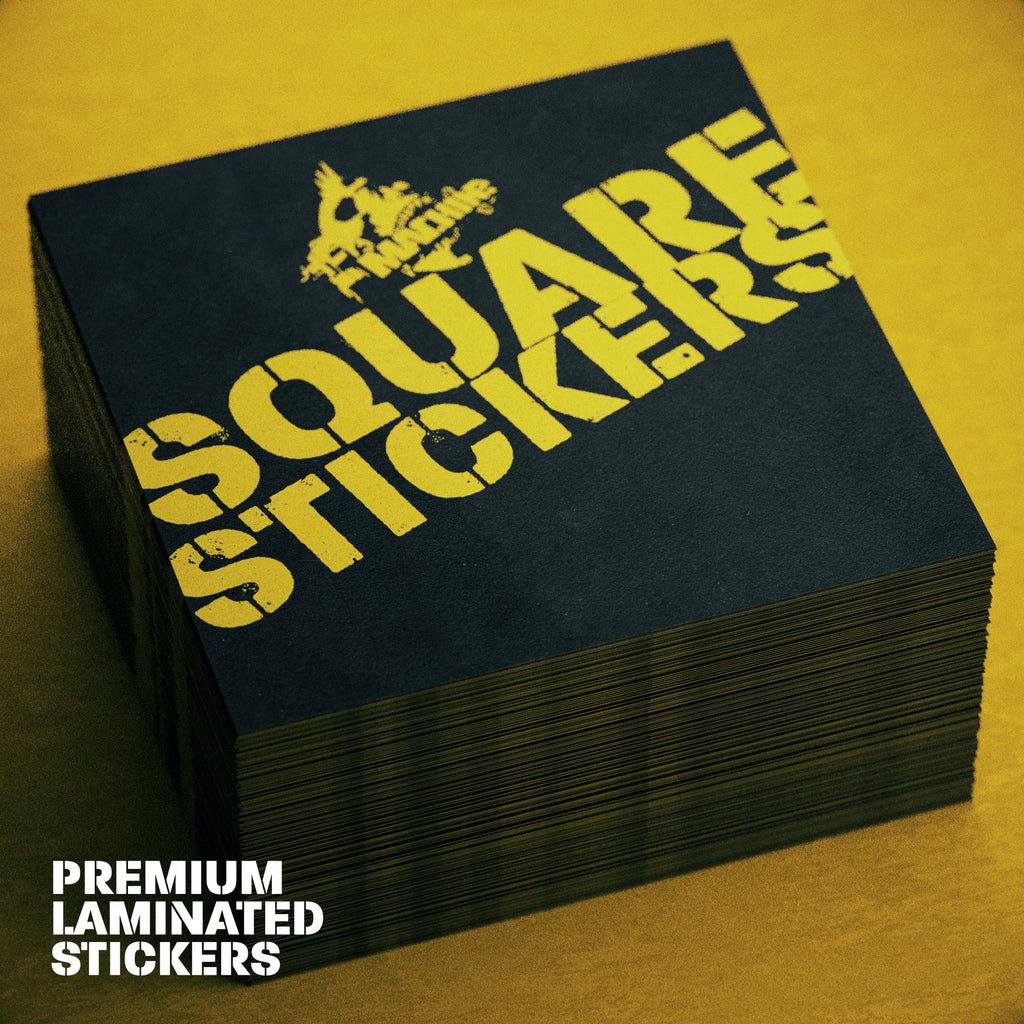 LAMINATED SQUARE STICKERS