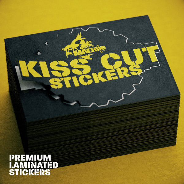 Premium Laminated Custom Stickers – Machine Studio