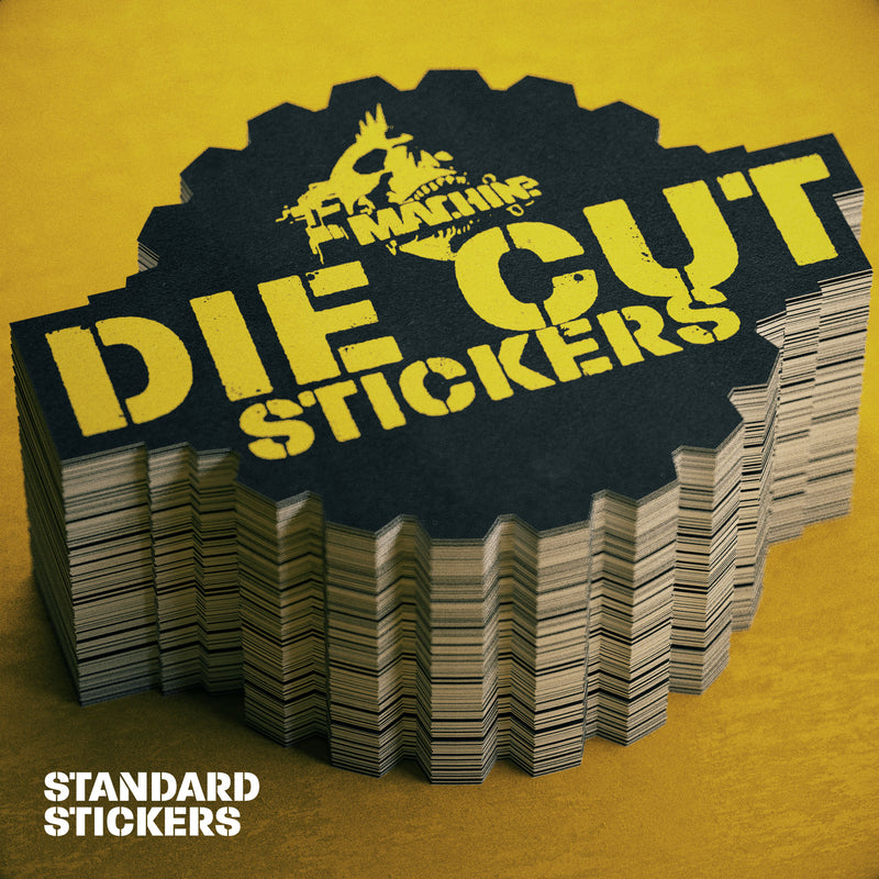 Custom Shape Die Cut Vinyl Stickers