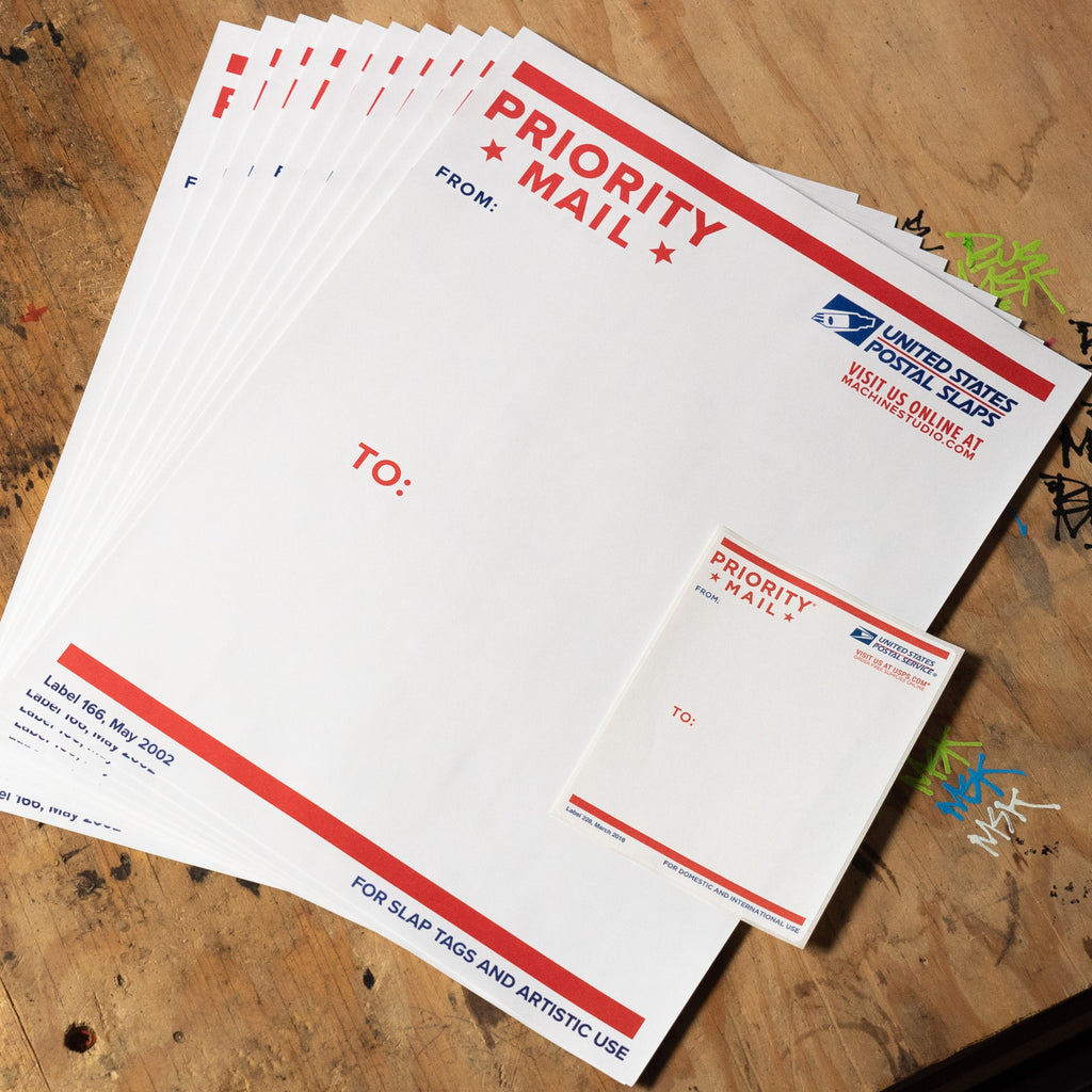 11x14 Big Postal Slaps - Priority Mail – Machine Studio