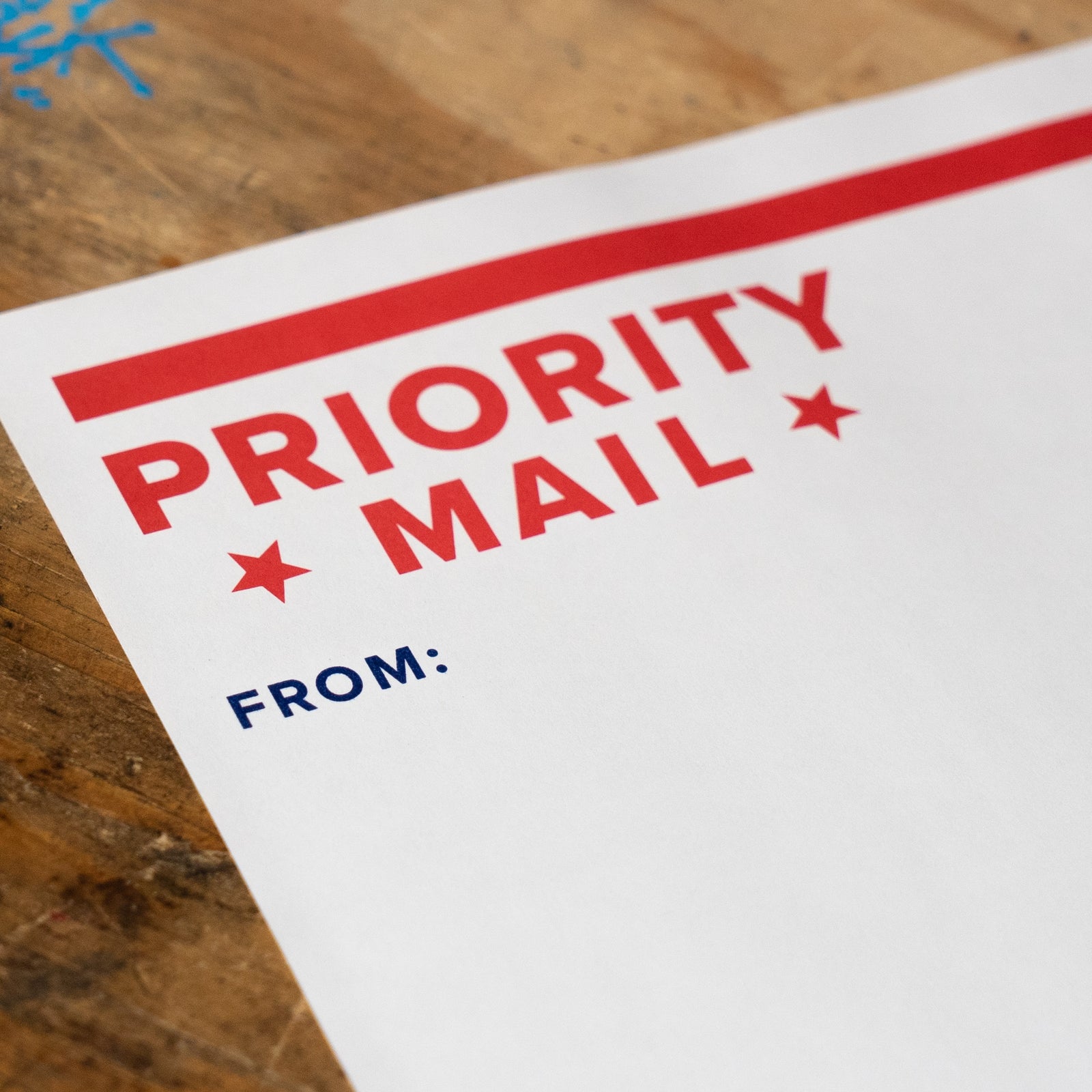 11x14 Big Postal Slaps - Priority Mail – Machine Studio