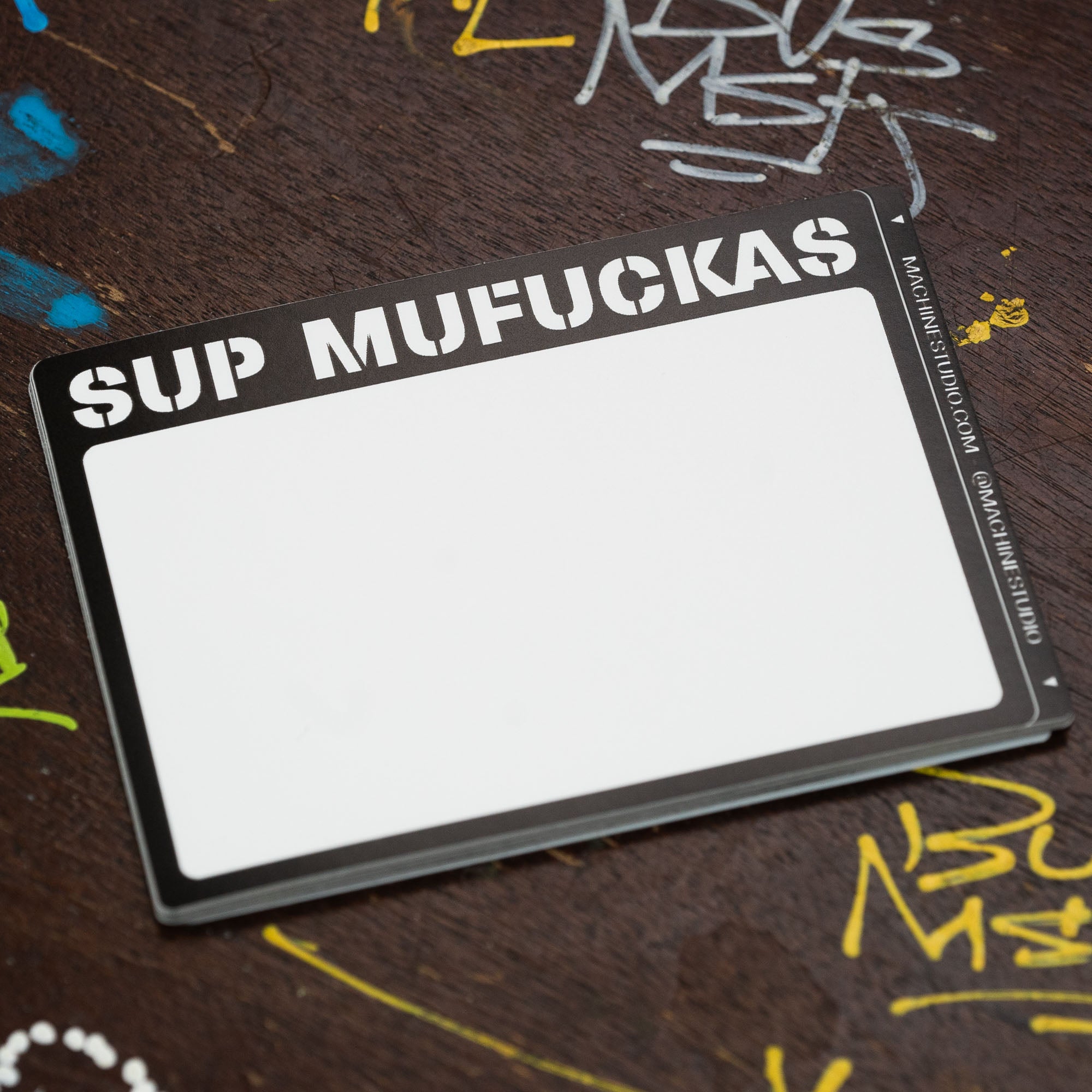 Sup Mufuckas - Blank Sticker Packs